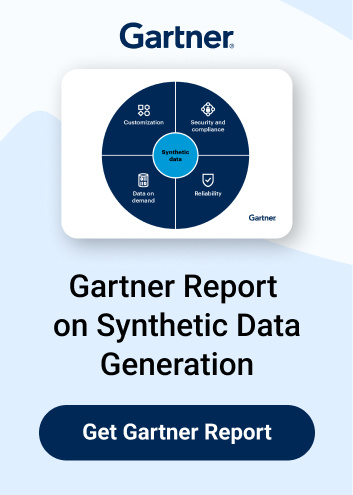 Synthetic Data Generation Gartner report
